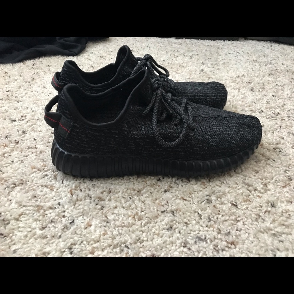 Black Adidas Yeezy’s